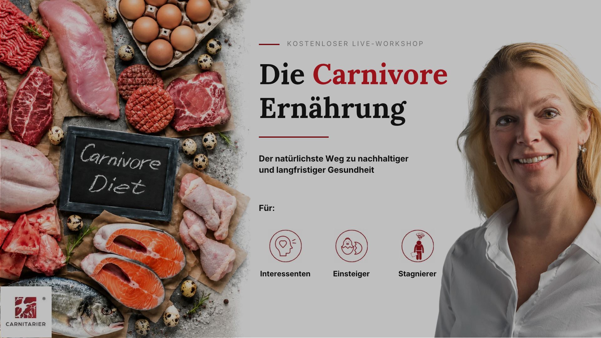 Die Carnivore Ernährung – kostenloser Workshop mit Andrea Siemoneit